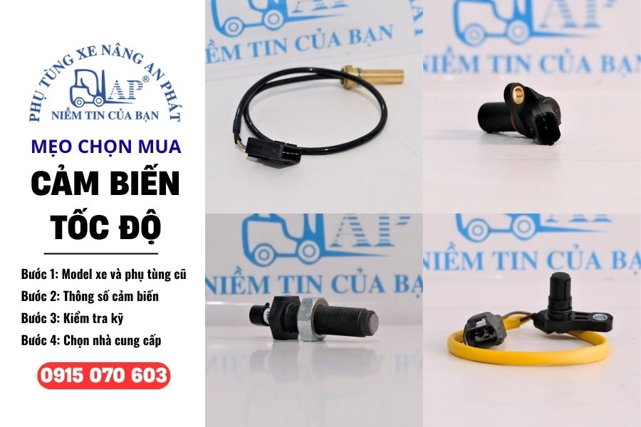 Mẹo mua cảm biến tốc độ xe nâng chính xác, lắp là khớp