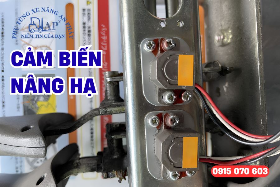 Vị trí của cảm biến nâng hạ xe nâng