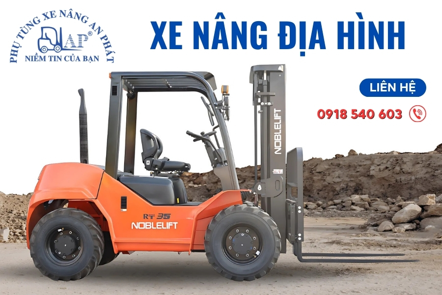 Cấu tạo cơ bản của xe nâng địa hình