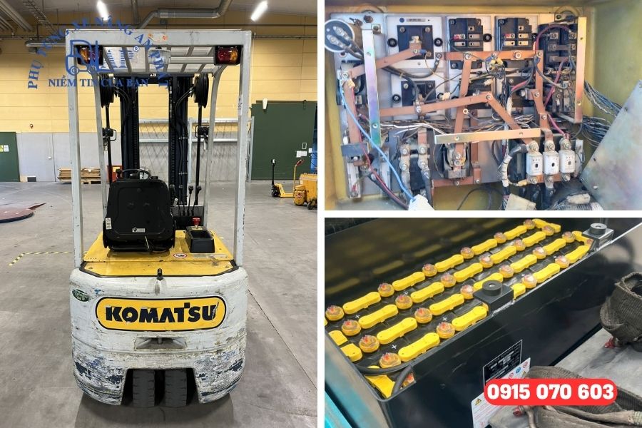 Một số dấu hiệu hư hỏng mà An Phát thực hiện sửa chữa xe nâng điện Komatsu cho khách