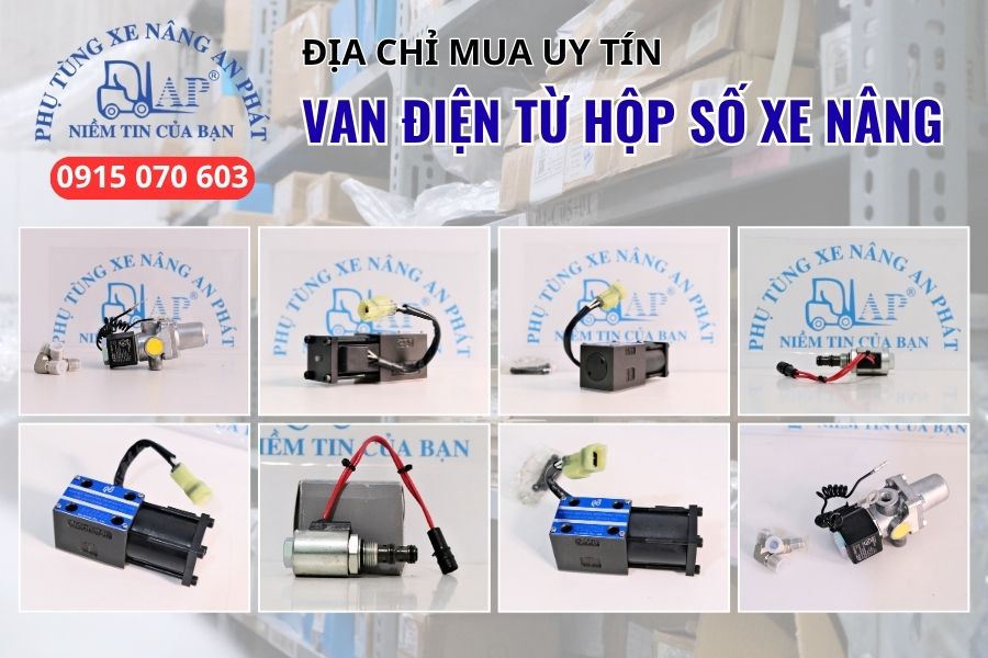 Các loại van điện từ hộp số xe nâng sẵn kho tại An Phát