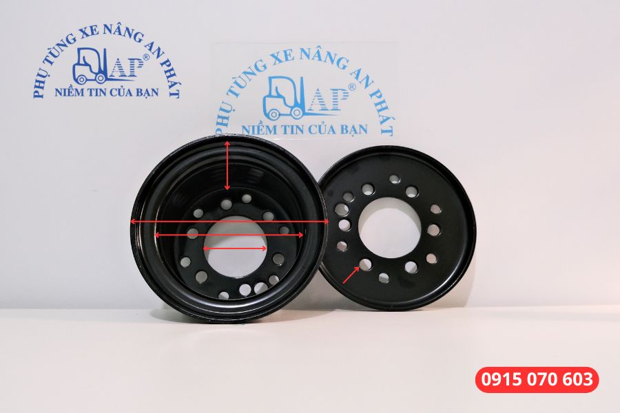 Lưu ý khi chọn mua mâm xe nâng đúng kỹ thuật