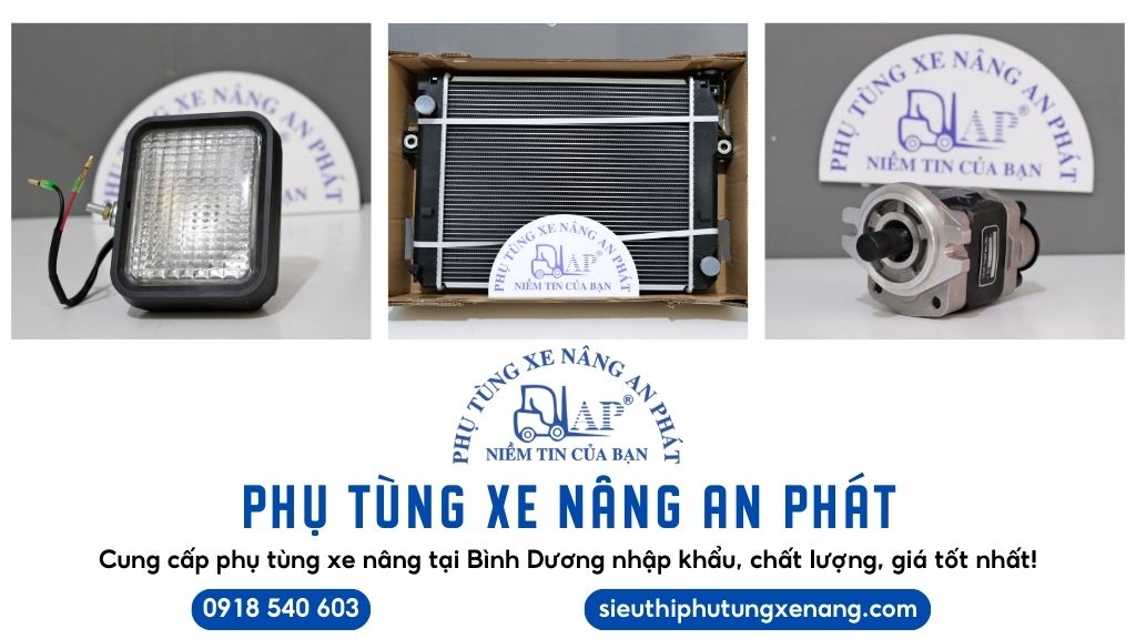 An Phát cung cấp các loại phụ tùng xe nâng tại Bình Dương chất lượng