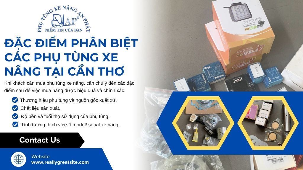 Cách phân biệt các loại phụ tùng xe nâng tại Cần Thơ hiệu quả nhất 