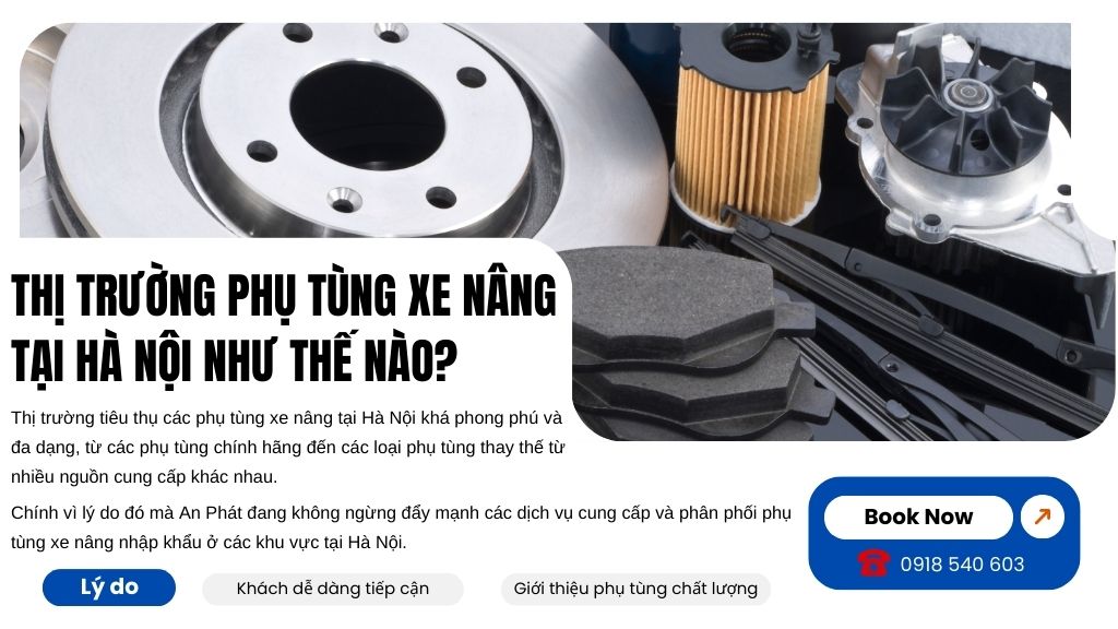 Tìm hiểu nhu cầu mua phụ tùng xe nâng tại Hà Nội 