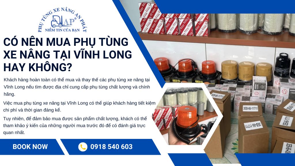 Mua phụ tùng xe nâng chất lượng tại Vĩnh Long