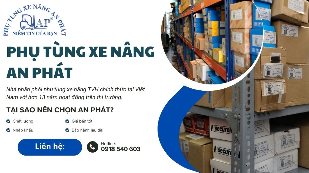 An Phát - Nhà phân phối phụ tùng xe nâng TVH chính thức