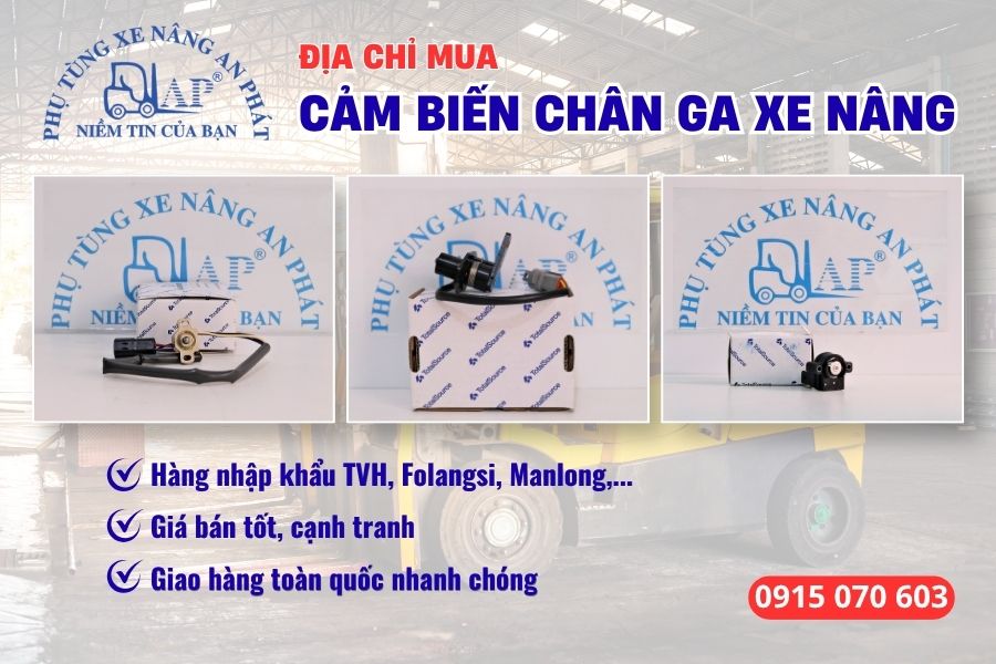 Nơi mua cảm biến chân ga xe nâng giá rẻ, uy tín